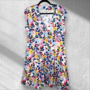 Boden Floral Mini Dress - Multicolor